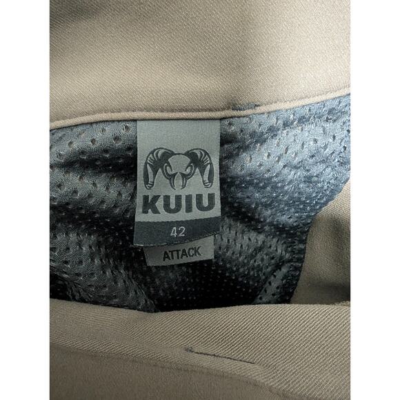 KUIU Attack Hunting Pants Men 42 Khaki Lightweight PrimeFlex Pocket Straight Leg - Picture 3 of 3